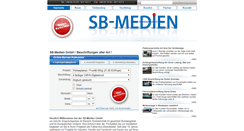 Desktop Screenshot of foliendruckkalkulieren.sb-medien.com