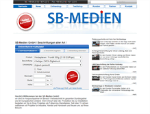 Tablet Screenshot of fahnenmast.sb-medien.com